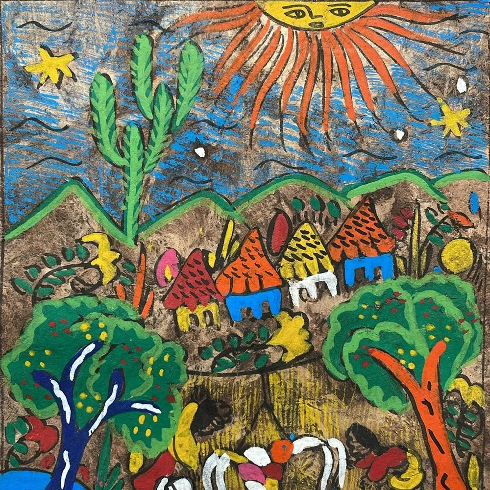 Joaquin Ascencio Mexican Folk Art painting